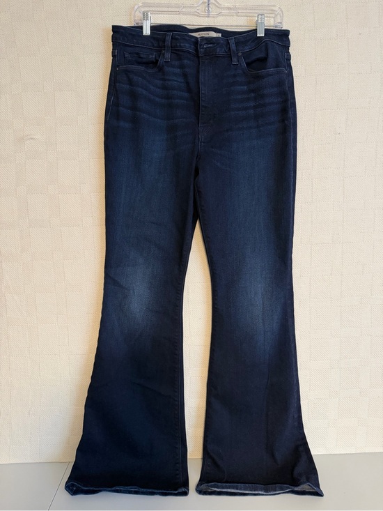 Hudson Jeans Denim - Hudson Hi-Rise Wide Flare Women’s 34/33 Blue Jeans Festival Boho